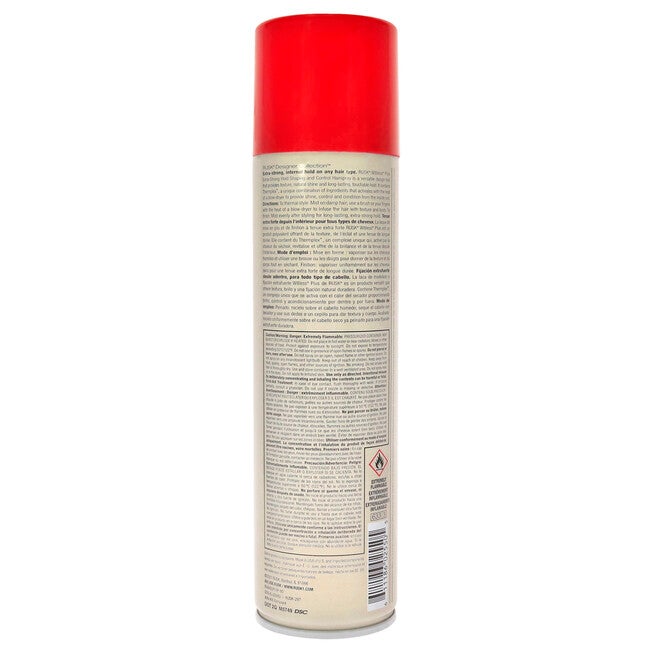 W8less Plus Extra Strong Hold Shaping and Control Hairspray by Rusk for Unisex - 10 oz Hair Spray, NA, alternate image number null
