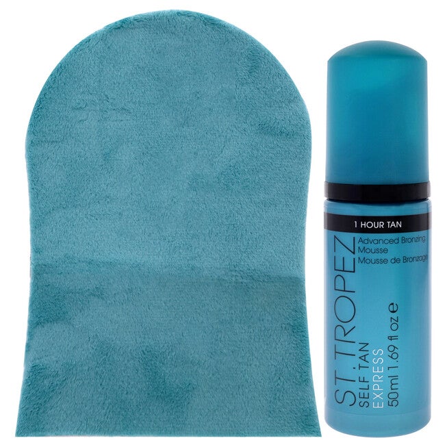 Self Tan Express Kit by St. Tropez for Unisex - 2 Pc 1.69oz Advance Bronzing Mousse, Velvet Luxe Applicator Mitt, , alternate image number null