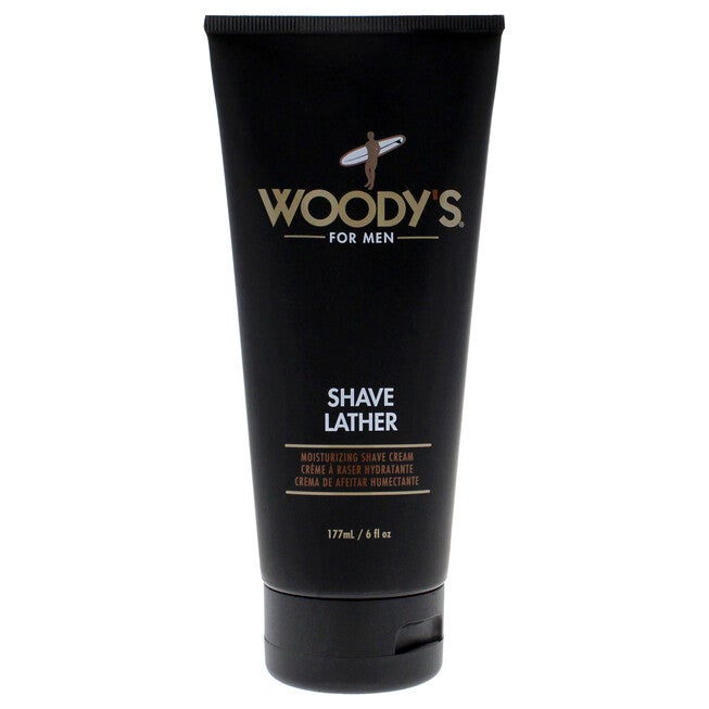 Shave Lather Cream by Woodys for Men - 6 oz Shave Cream, NA, hi-res image number null