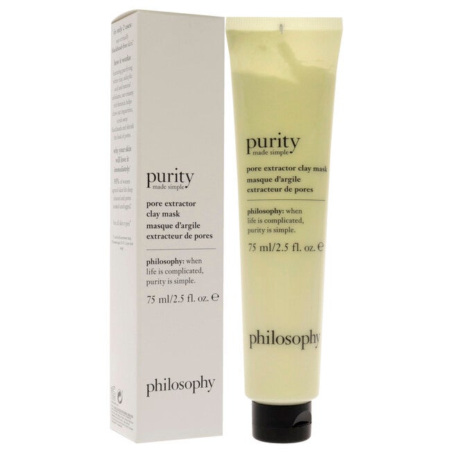 Purity Made Simple Pore Extractor Exfoliating Clay Mask by Philosophy for Unisex - 2.5 oz Mask, , alternate image number null