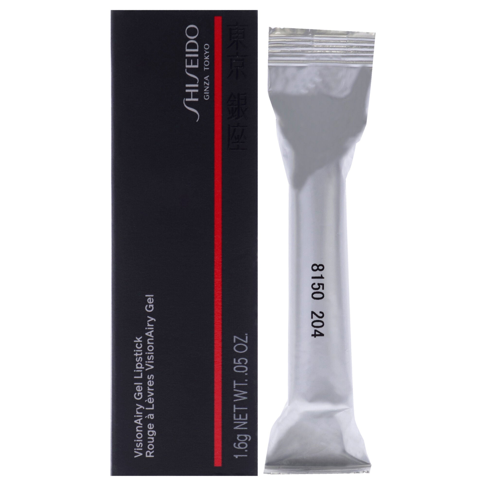 VisionAiry Gel Lipstick - 204 Scarlet Rush by Shiseido for Women - 0.05 oz Lipstick, See Description, hi-res image number 0