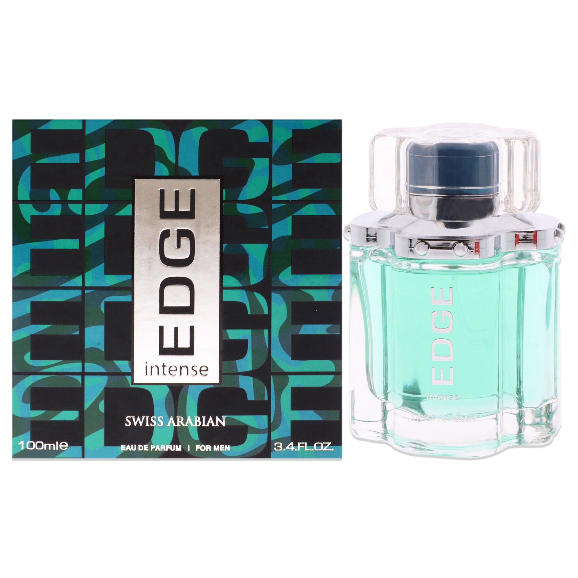 EDGE Intense by Swiss Arabian for Men - 3.4 oz EDP Spray, See Description, hi-res image number 0