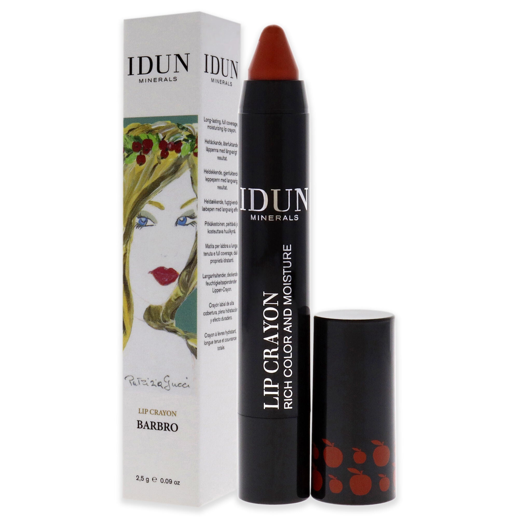 Lip Crayon - 403 Barbro by Idun Minerals for Women - 0.09 oz Lipstick, , alternate image number 7