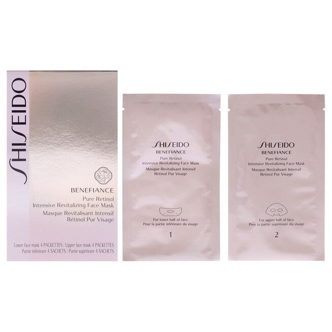 Benefiance Pure Retinol Intensive Revitalizing Face Mask by Shiseido for Unisex - 4 Pc Mask, NA, hi-res image number null