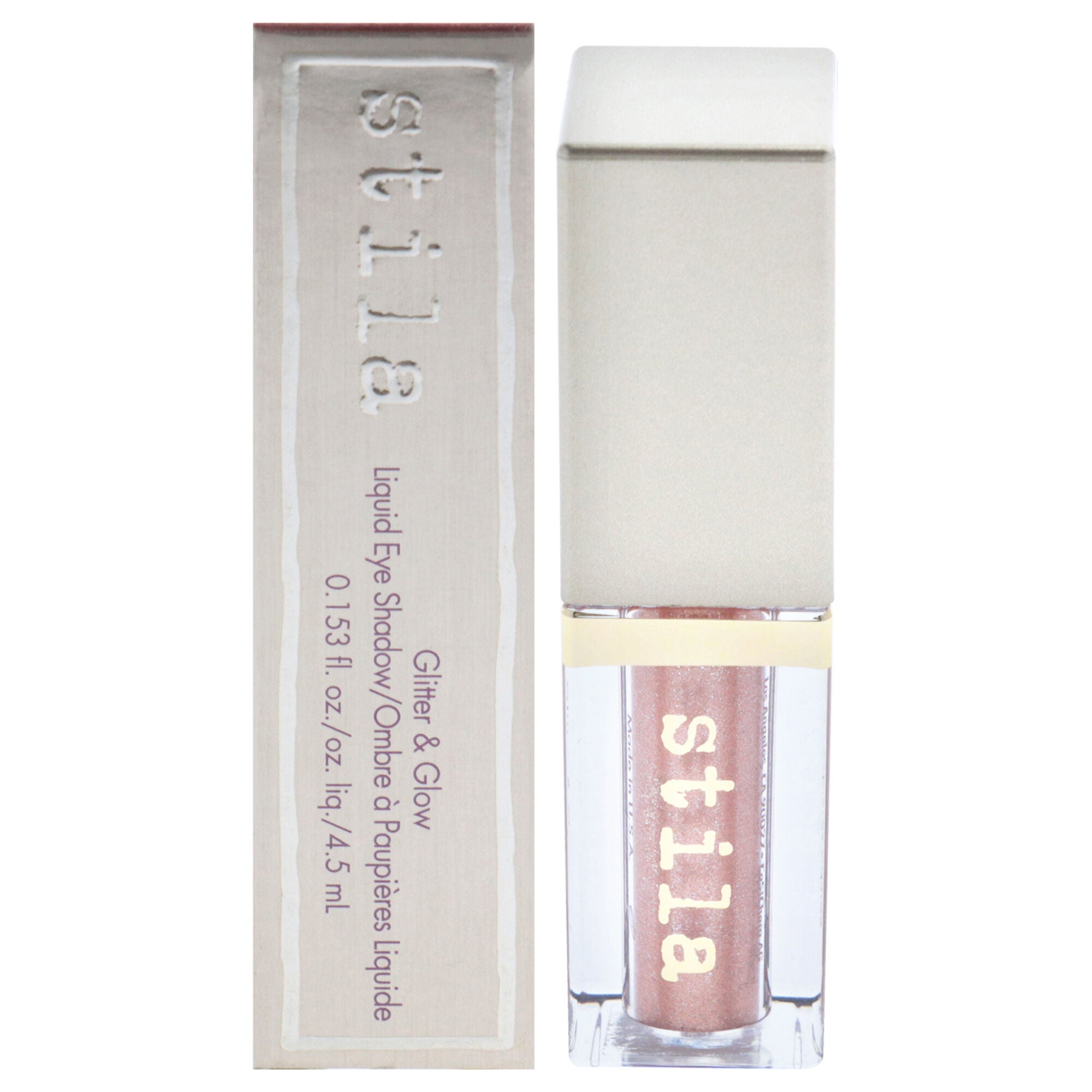 Glitter & Glow Liquid Eyeshadow - Rose Gold Retro by Stila for Women - 0.153 oz Eyeshadow, See Description, hi-res image number 0