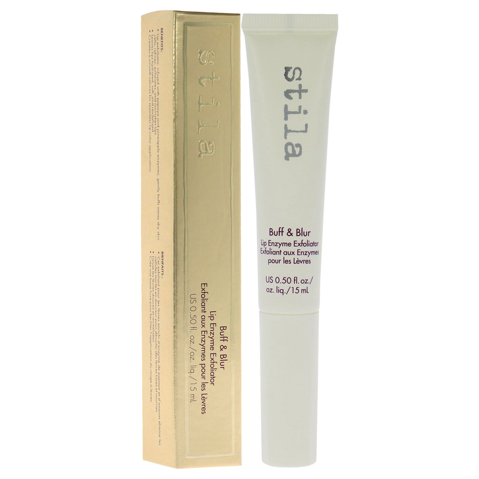 Buff and Blur Lip Enzyme Exfoliator by Stila for Women - 0.5 oz Exfoliator, See Description, alternate image number 1