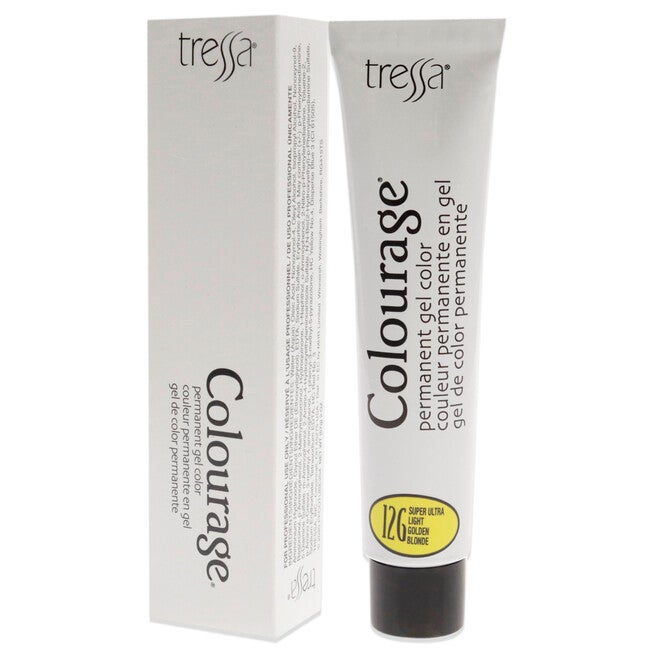 Colourage Permanent Gel Color - 12G Super Ultra Light Golden Blonde by Tressa for Unisex - 2 oz Hair Color, NA, alternate image number null
