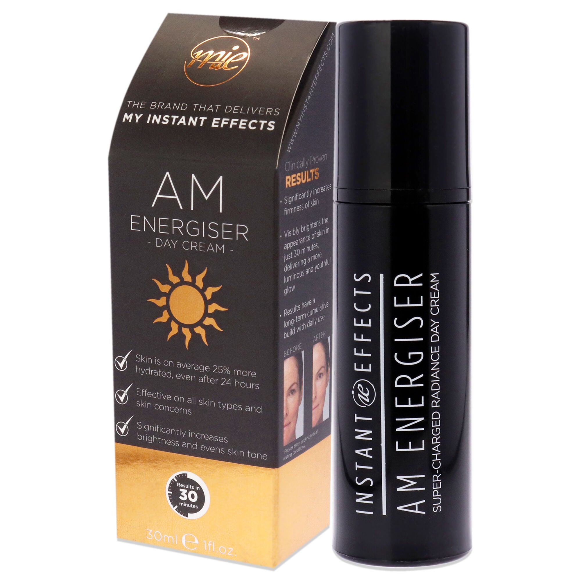 AM Energiser Day Cream by Instant Effects for Unisex - 1 oz Cream, See Description, alternate image number 3