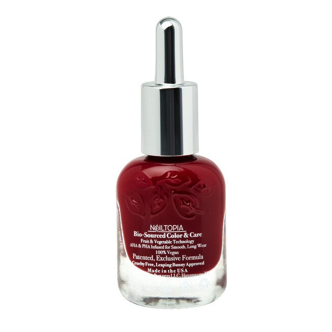Bio-Sourced Chip Free Nail Lacquer - Ruby Slippers by Nailtopia for Women - 0.41 oz Nail Polish, , alternate image number null
