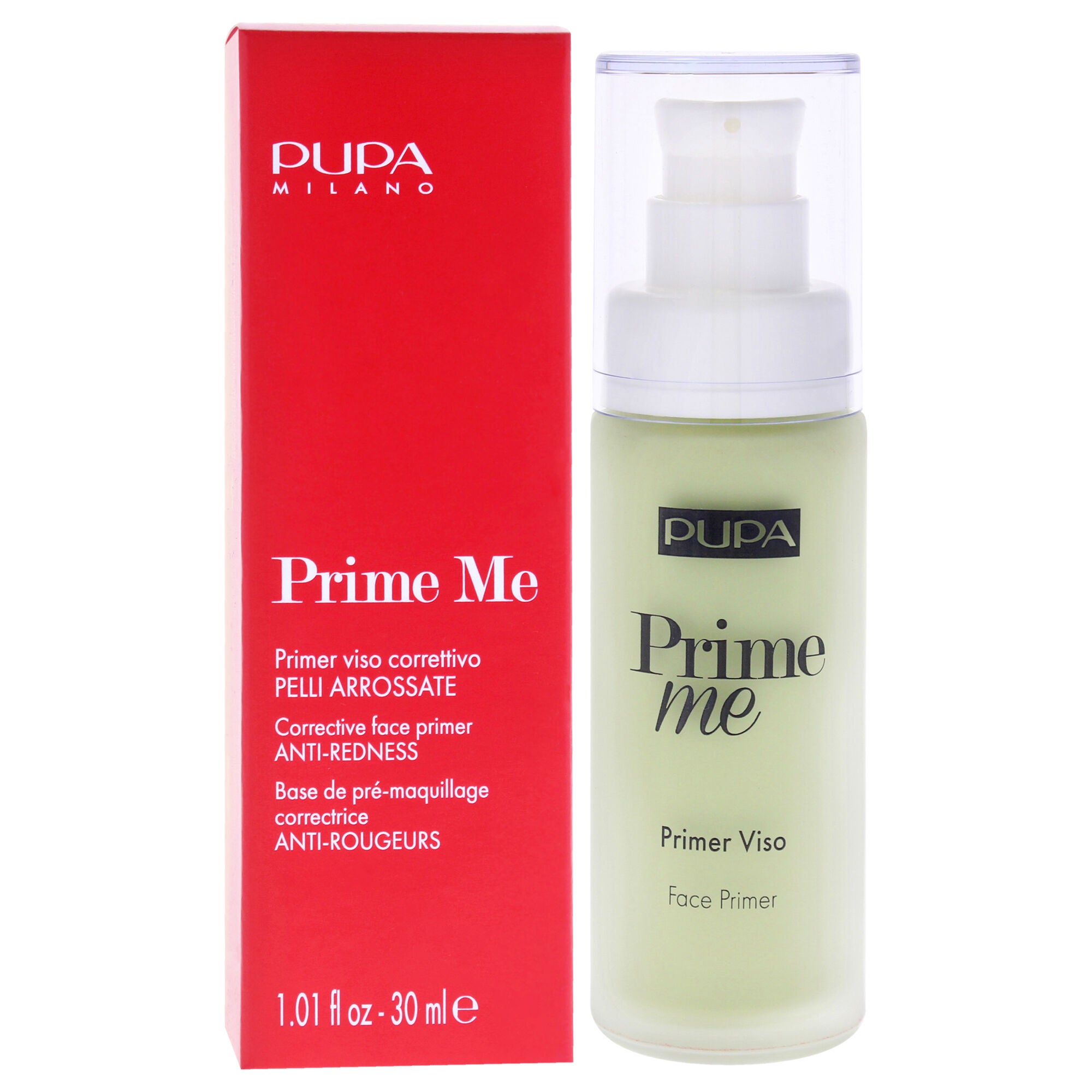 Prime Me Corrective Anti Redness Face Primer - 003 Green by Pupa Milano for Women - 1.01 oz Primer, See Description, alternate image number 1