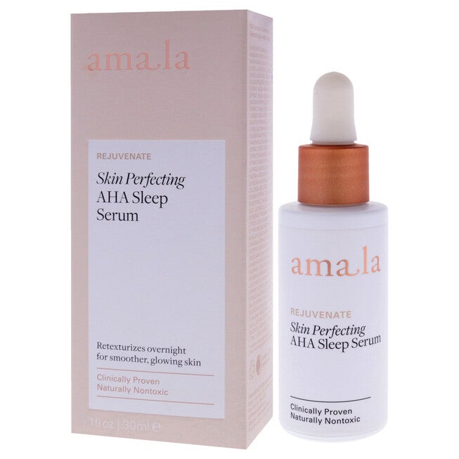 Skin Perfecting AHA Sleep Serum by Amala for Women - 1 oz Serum, , alternate image number null