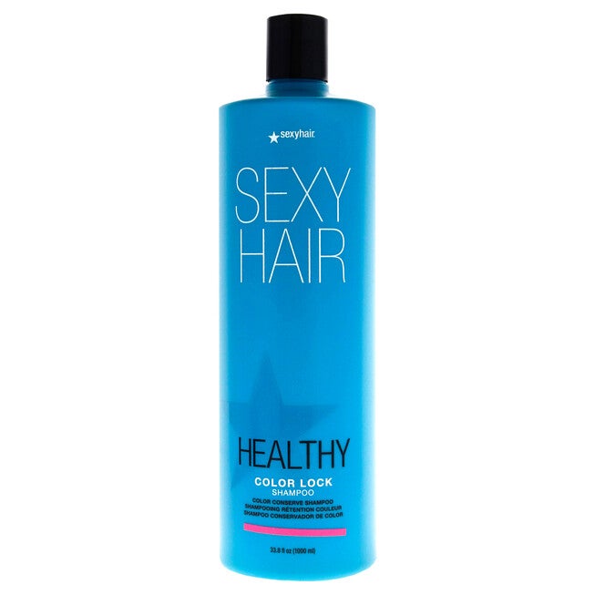 Sexy Hair Healthy Color Lock Shampoo by Sexy Hair for Unisex - 33.8 oz Shampoo, NA, hi-res image number null