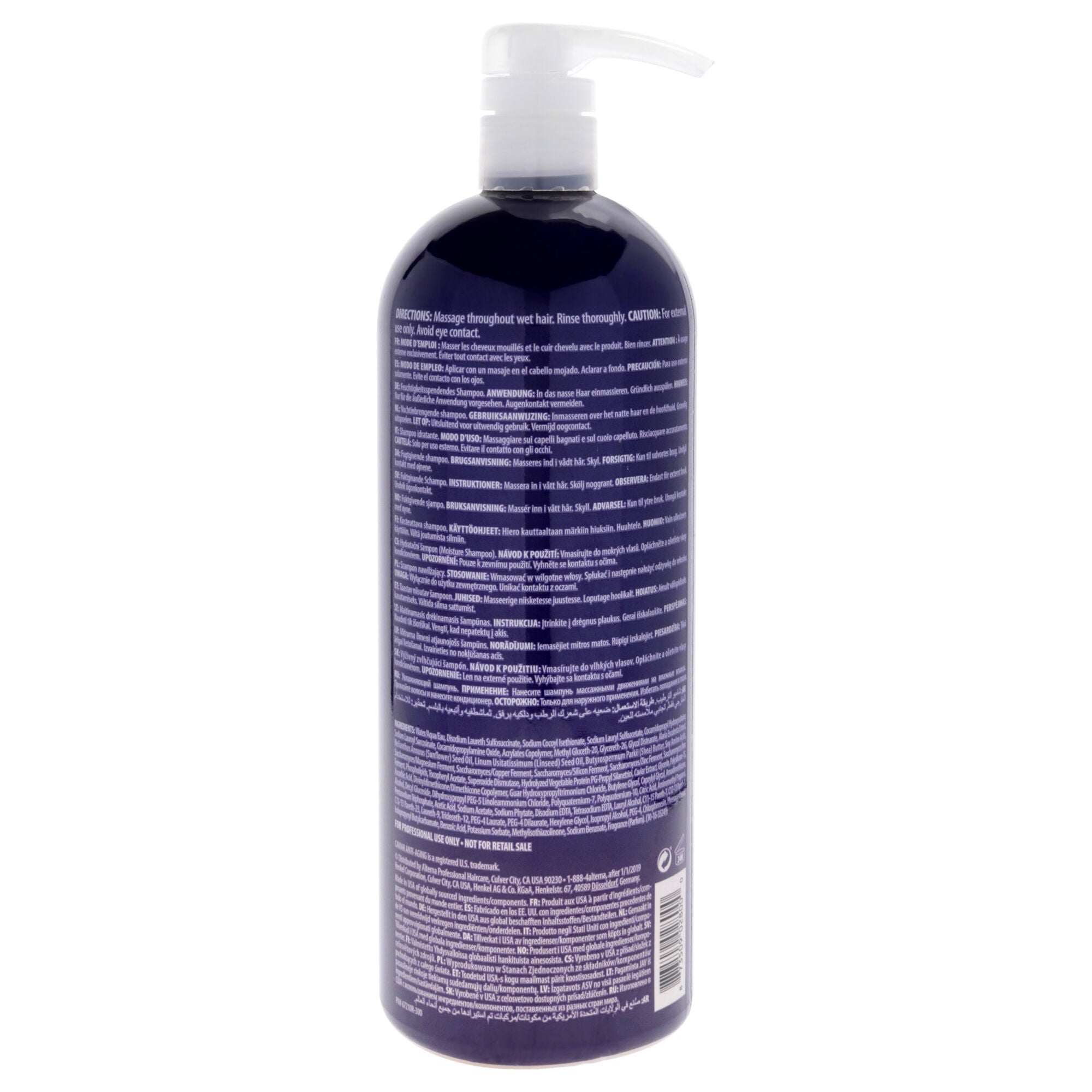 Caviar Anti-Aging Replenishing Moisture Shampoo by Alterna for Unisex - 33.8 oz Shampoo, See Description, alternate image number 3
