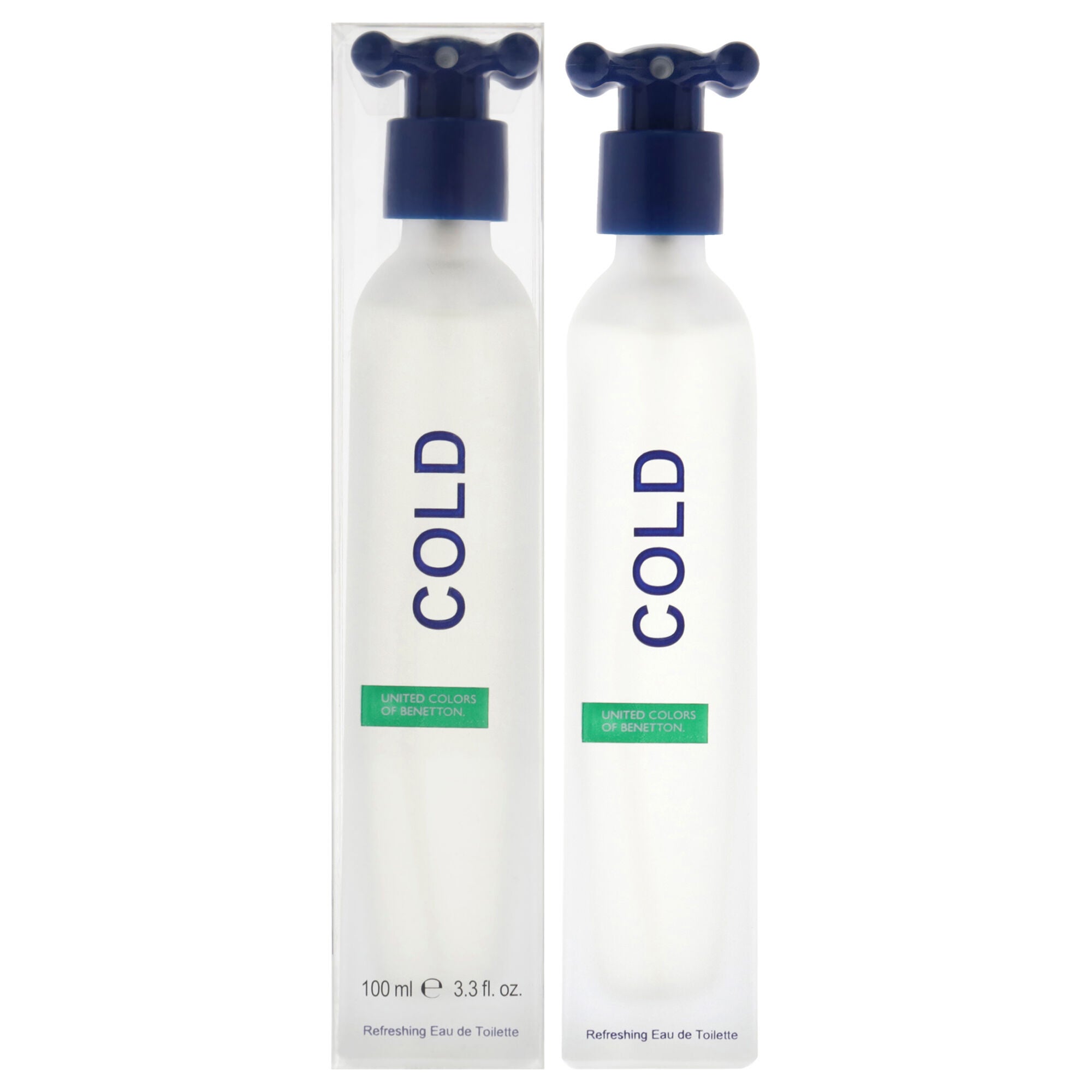 Cold by United Colors of Benetton for Men - 3.3 oz EDT Spray, See Description, hi-res image number 0