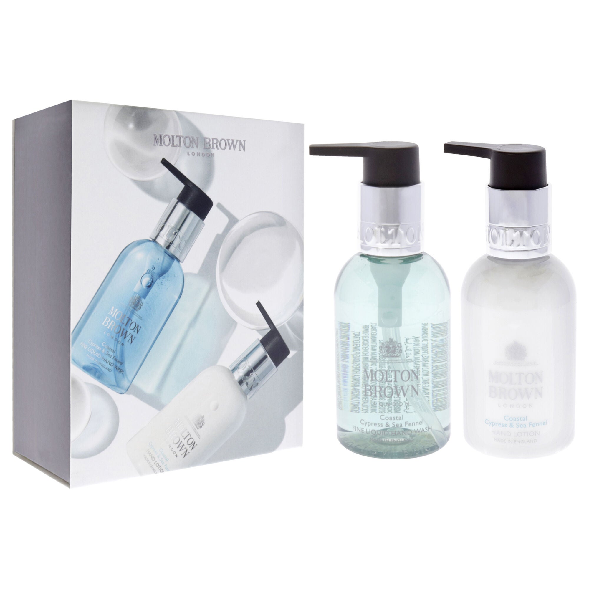 Coastal Cypress and Sea Fennel Set by Molton Brown for Unisex - 2 Pc 3.3oz Hand Wash, 3.3oz Hand Lotion, See Description, alternate image number 2