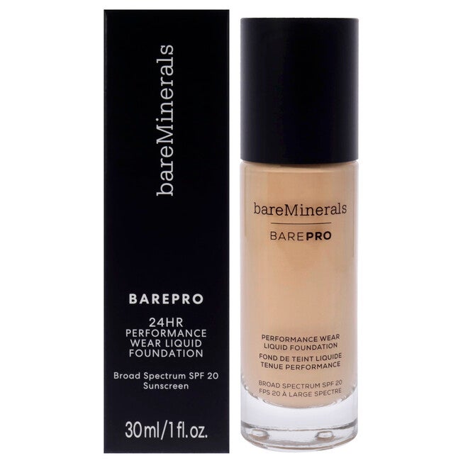 Barepro Performance Wear Liquid Foundation SPF 20 - 18 Pecan by bareMinerals for Women - 1 oz Foundation, NA, hi-res image number null
