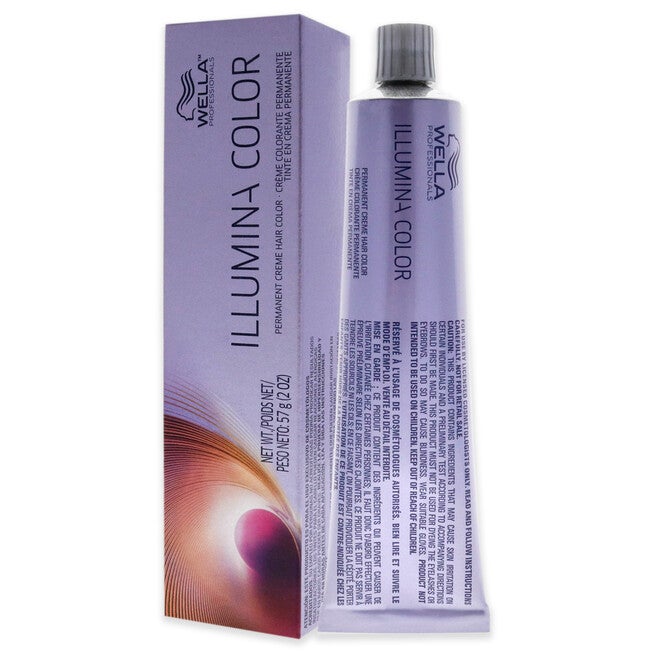 Illumina Color Permanent Creme Hair Color - 5 43 Light Brown-Red Gold by Wella for Unisex - 2 oz Hair Color, , alternate image number null