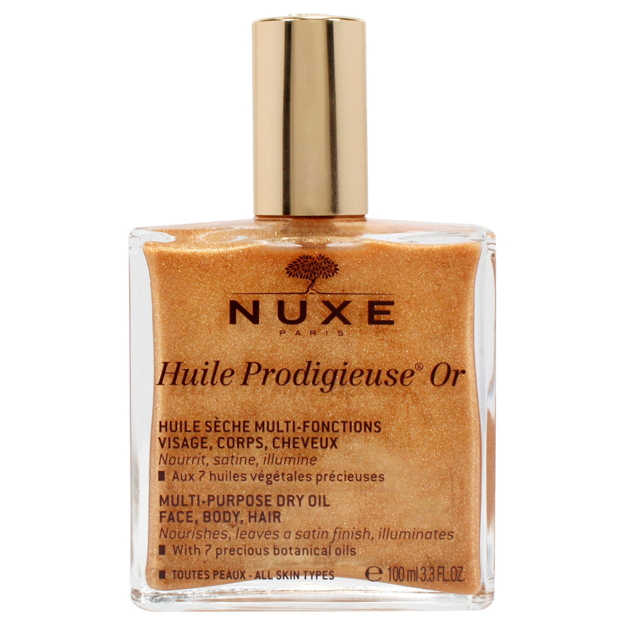 Huile Prodigieuse OR Multi-Purpose Dry Oil - Golden Shimmer by Nuxe for Unisex - 3.3 oz Oil, , alternate image number 3