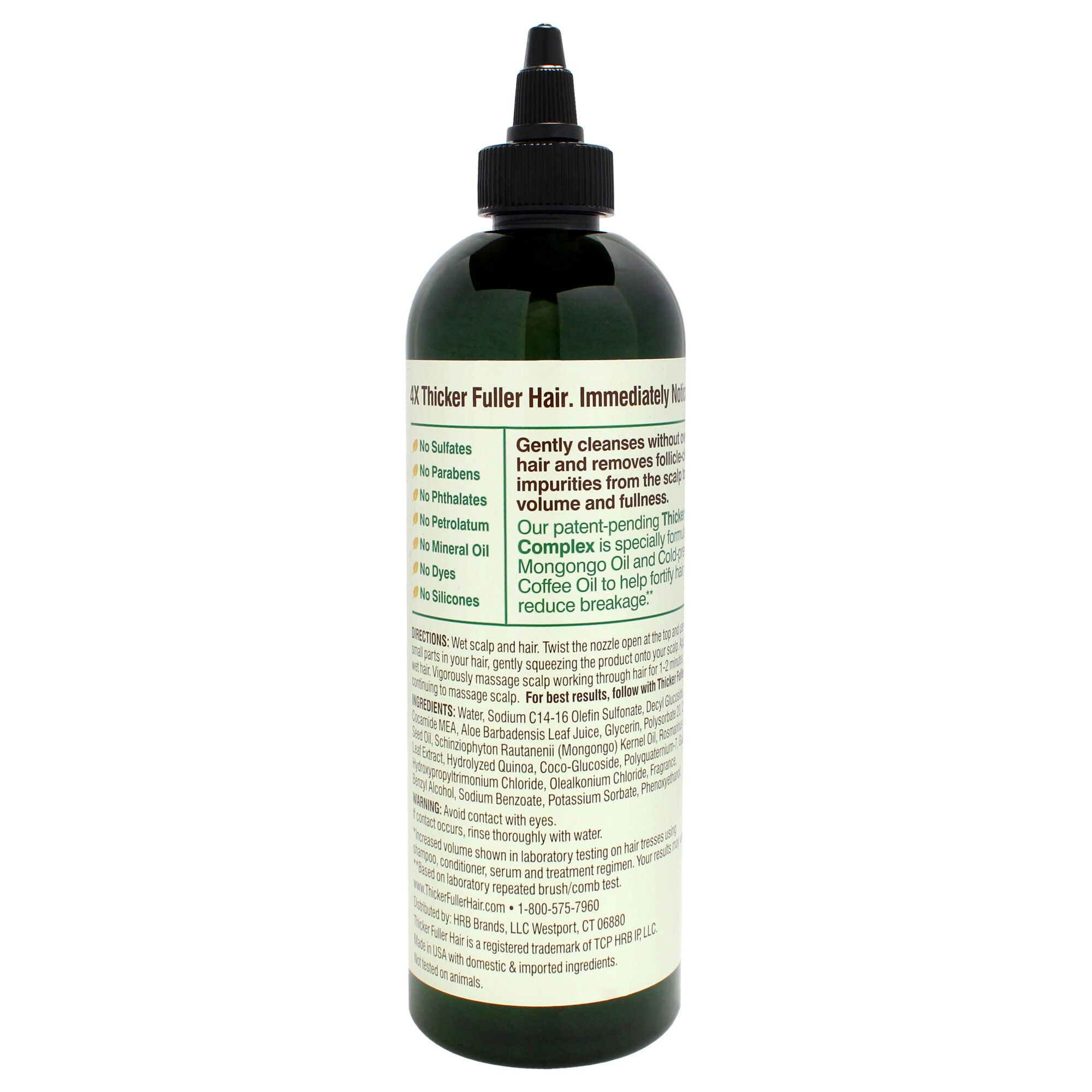 Gentle Cleansing Shampoo by Thicker Fuller Hair for Women - 12 oz Shampoo, See Description, alternate image number 2