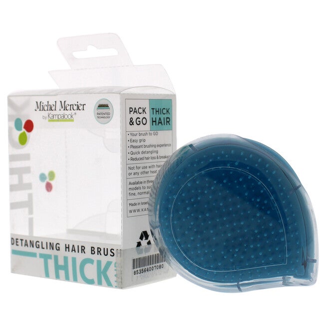 Detangling Brush Thick Hair - Blue-White by Michel Mercier for Unisex - 1 Pc Hair Brush, NA, alternate image number 3