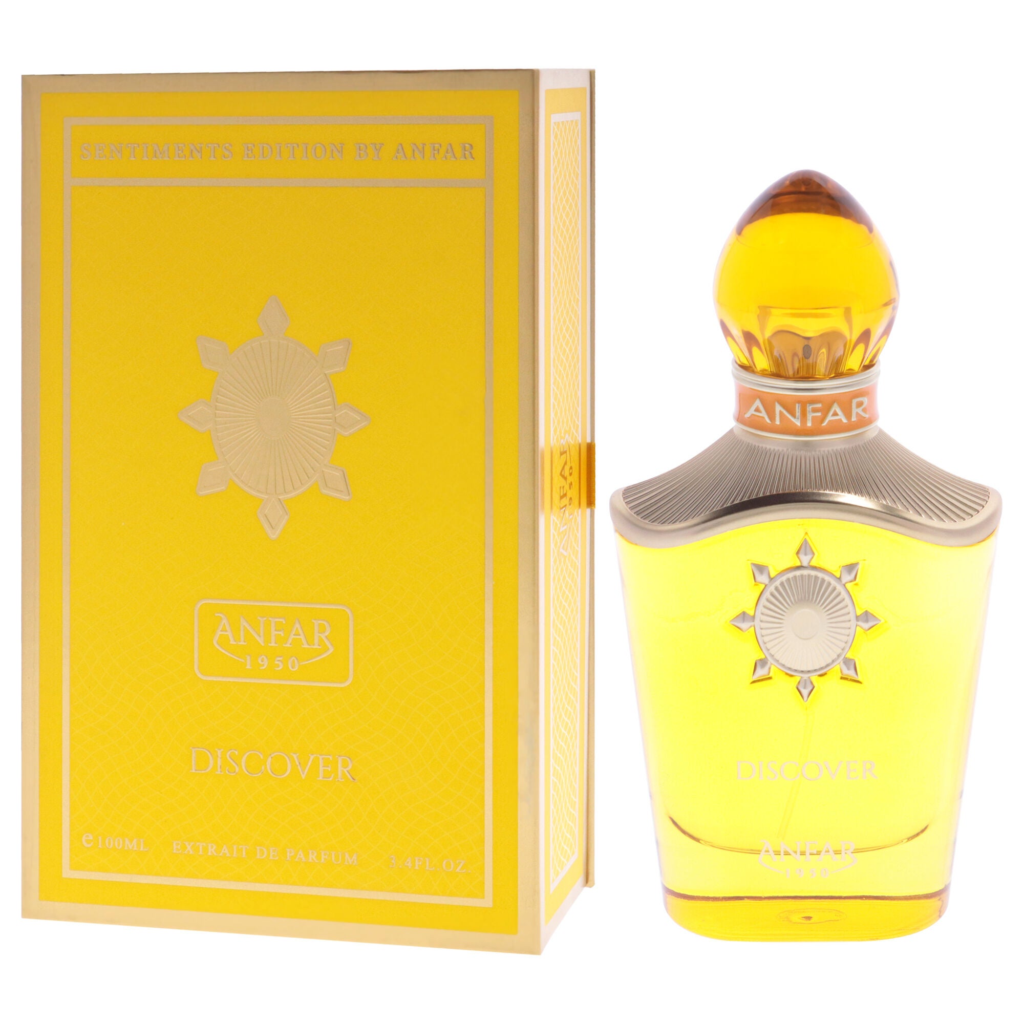 Sentiments Edition - Discover by Anfar for Men - 3.4 oz Extrait De Parfum Spray, Clear, alternate image number 2