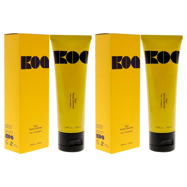 Yuzu Facial Cleanser by KOA for Unisex - 2.9 oz Cleanser - Pack of 2, , alternate image number null