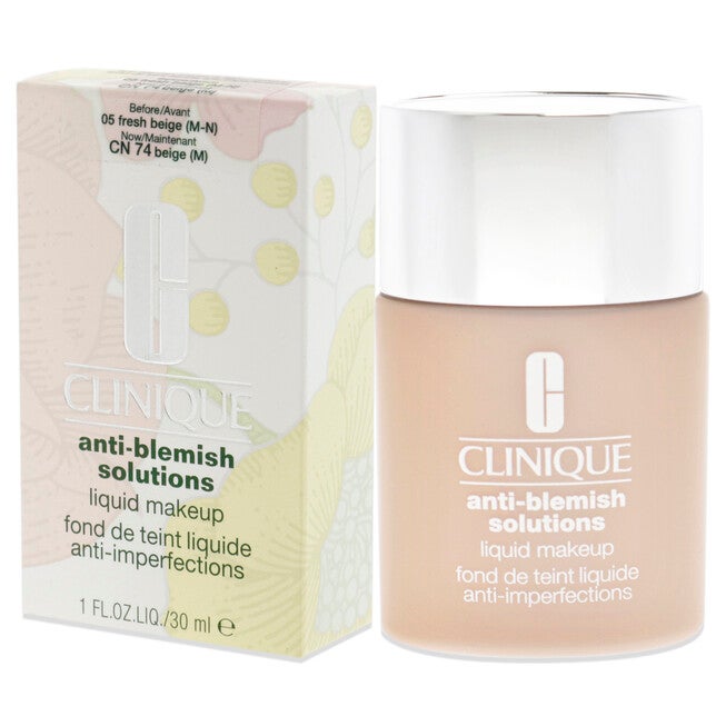 Anti-Blemish Solutions Liquid Makeup 05 Fresh Beige(MF-M)-Dry Comb. To Oily Skin by Clinique for Women - 1 oz Foundation, NA, alternate image number null