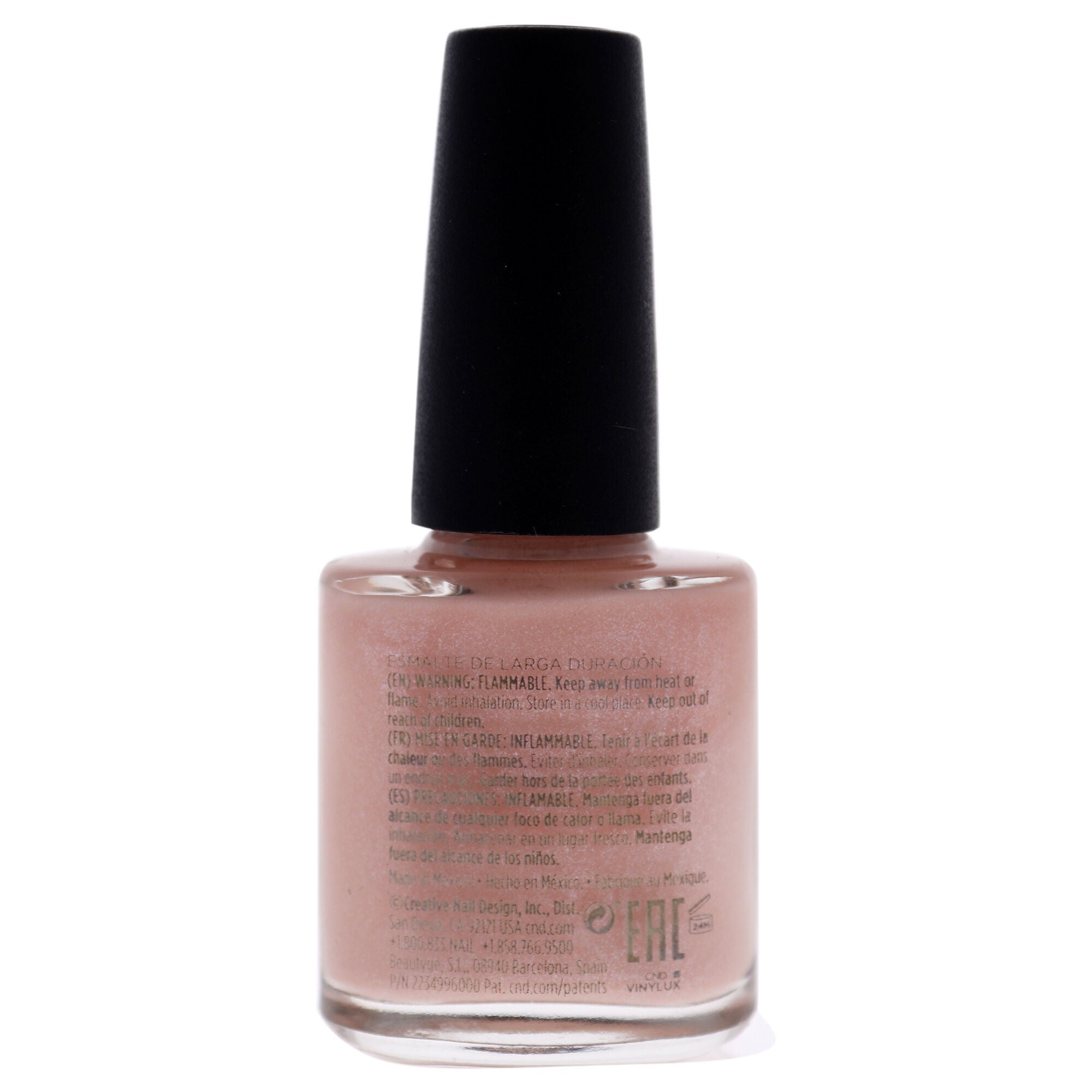 Vinylux Weekly Polish - 118 Grapefruit Sparkle by CND for Women - 0.5 oz Nail Polish, See Description, alternate image number 1