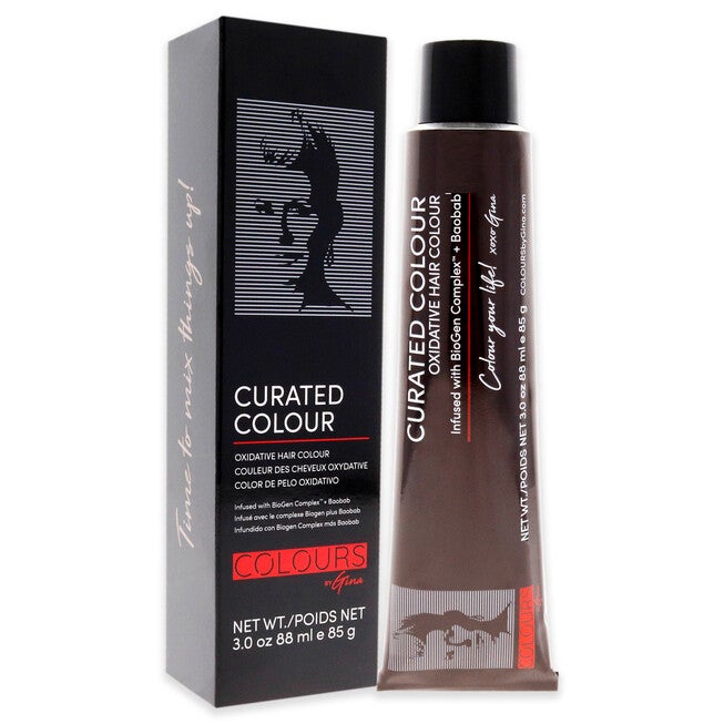 Curated Colour - 6.3-6GV Dark Beige Blonde by Colours By Gina for Unisex - 3 oz Hair Color, NA, alternate image number null