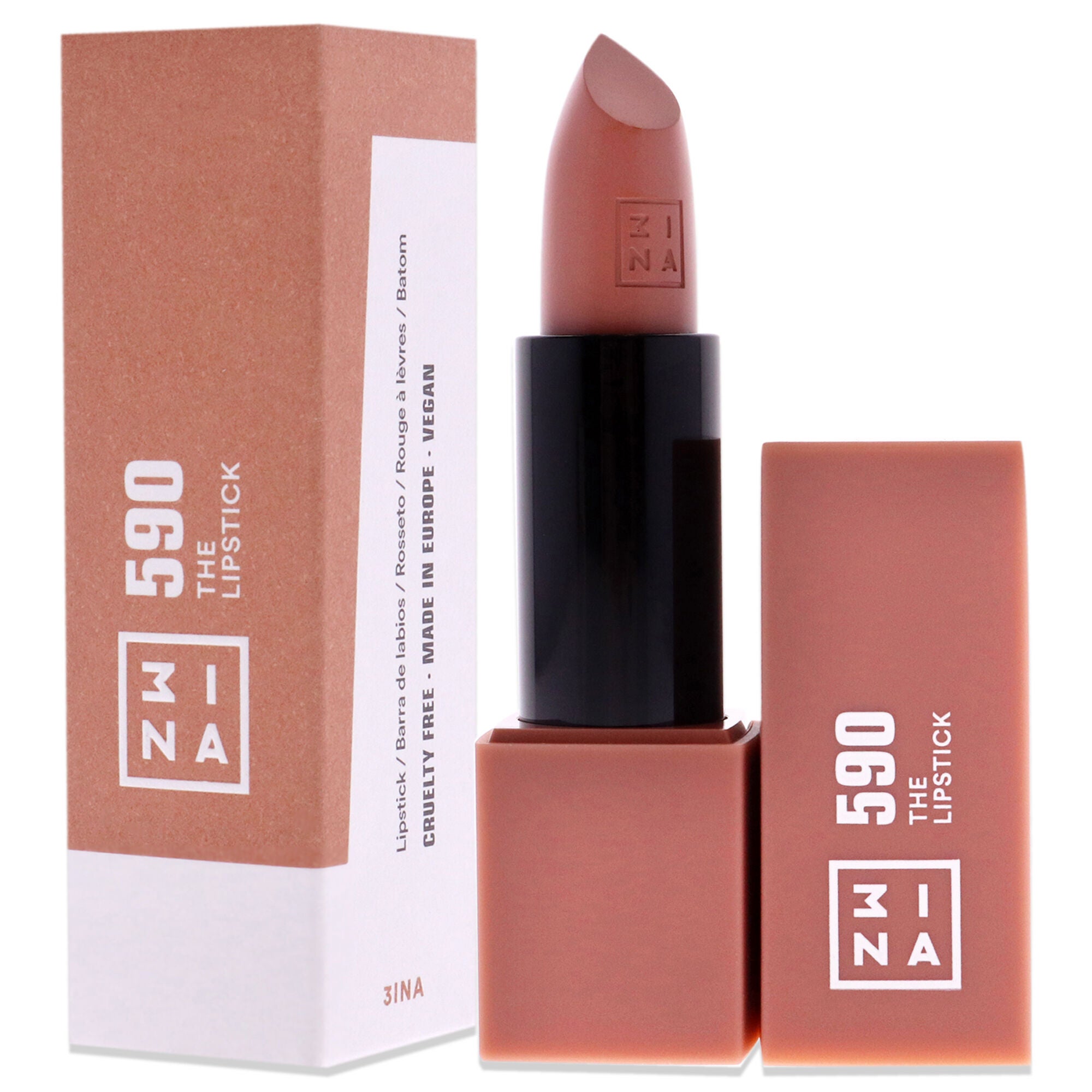 The Lipstick - 590 Warm Nude by 3INA for Women - 0.16 oz Lipstick, , alternate image number 7