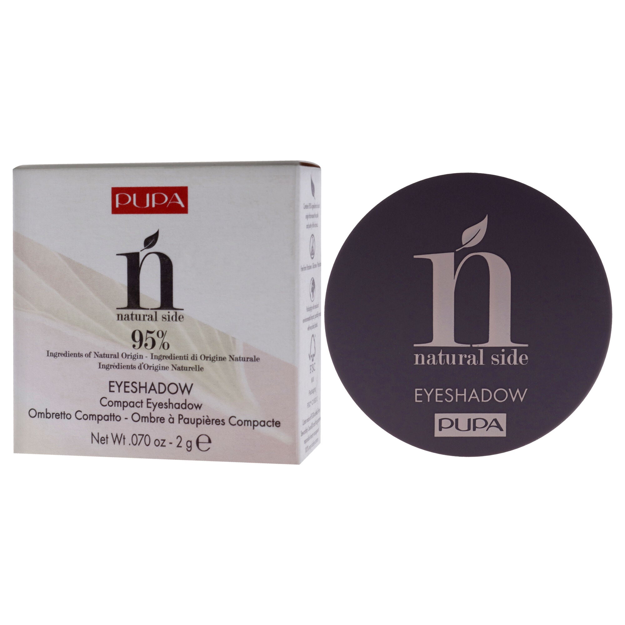 Natural Side Compact Eyeshadow - 007 Copper Fever by Pupa Milano for Women - 0.07 oz Eye Shadow, See Description, alternate image number 2