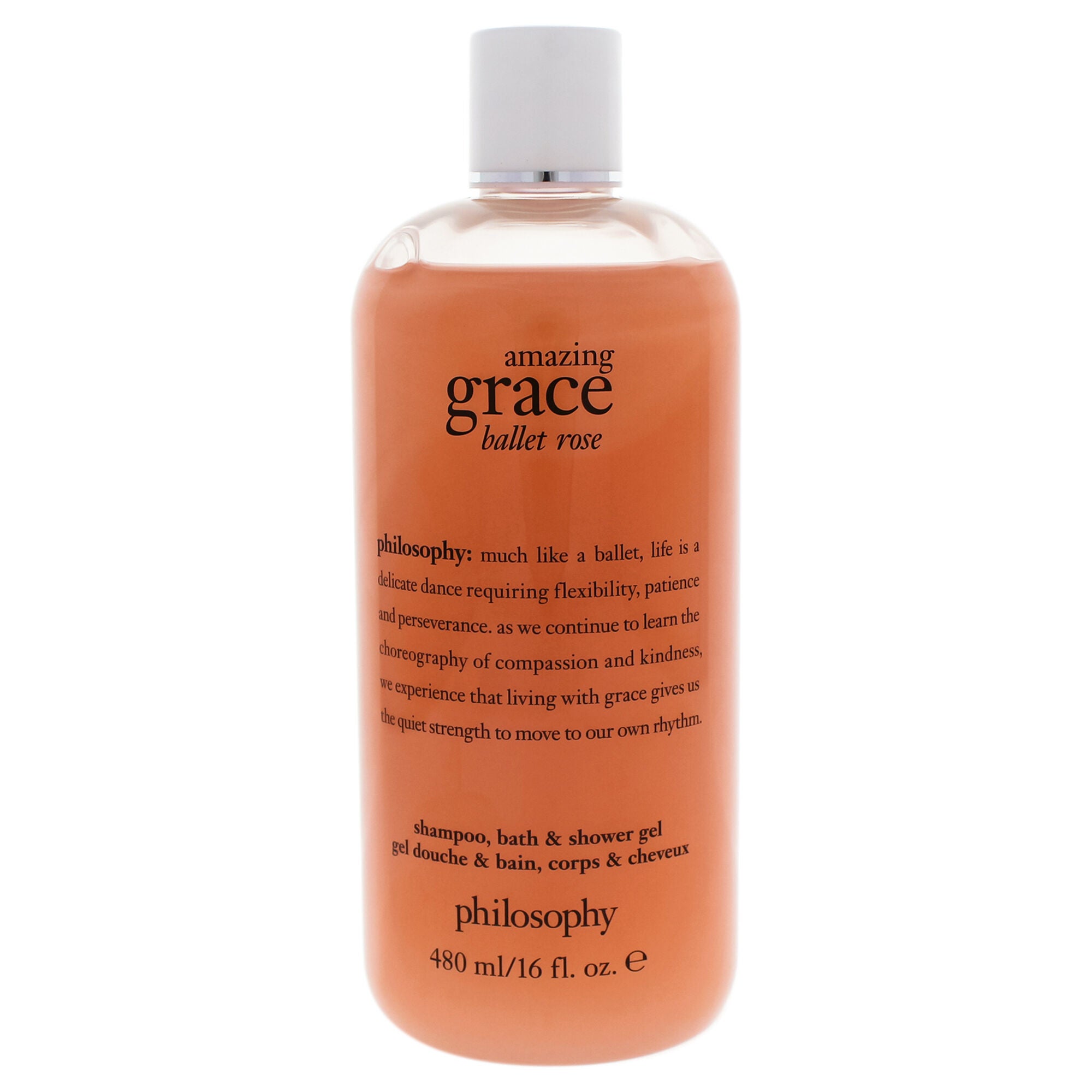 Amazing Grace Ballet Rose Shampoo Bath and Shower Gel by Philosophy for Women - 16 oz Shampoo Bath and Shower Gel, , alternate image number 4