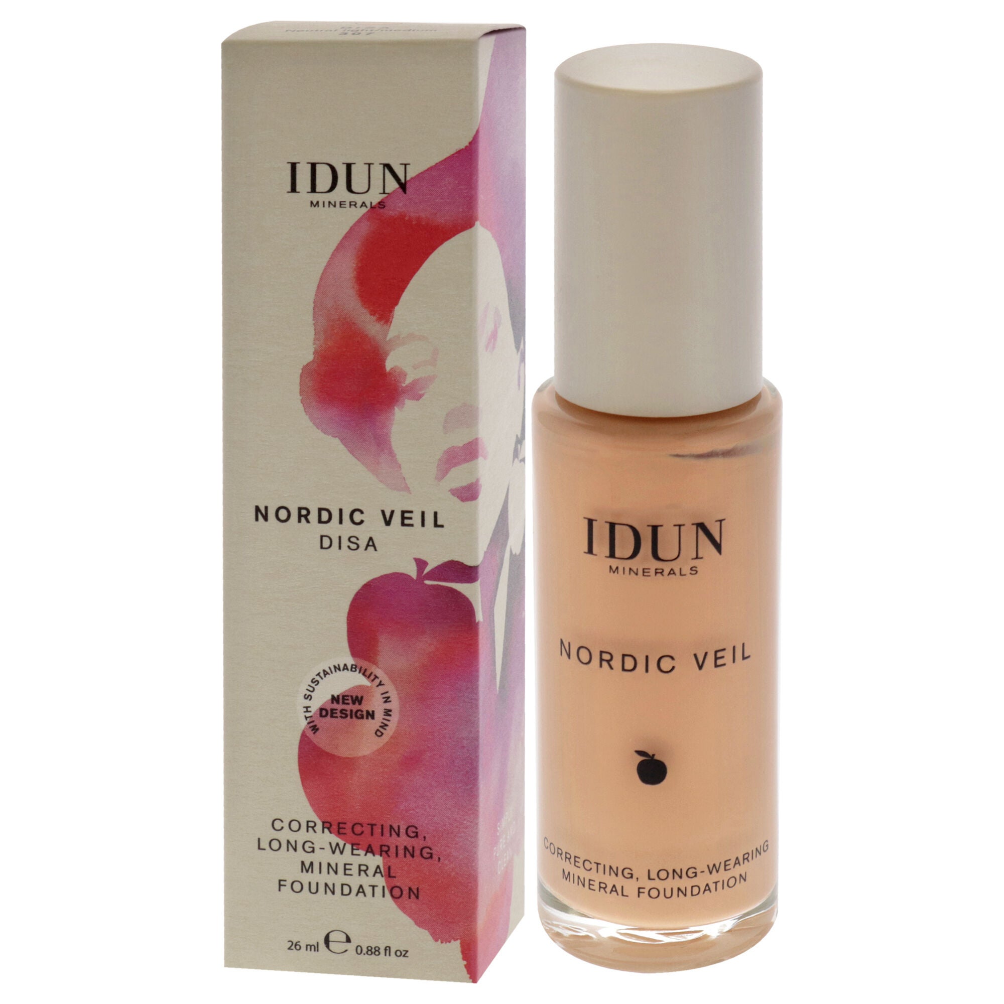 Nordic Veil Foundation - 307 Disa by Idun Minerals for Women - 0.88 oz Foundation, See Description, alternate image number 3