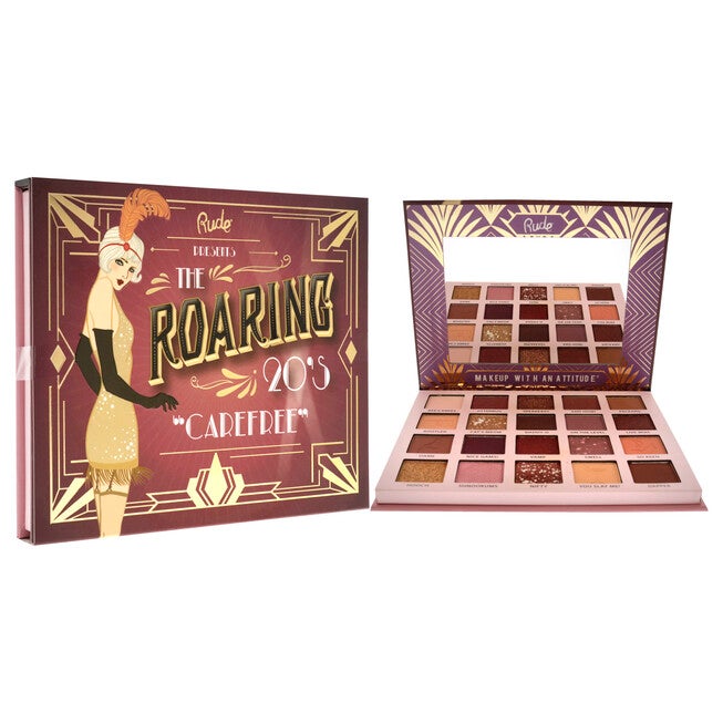 The Roaring 20s Eyeshadow Palette - Carefree by Rude Cosmetics for Women - 0.85 oz Eye Shadow, NA, alternate image number null