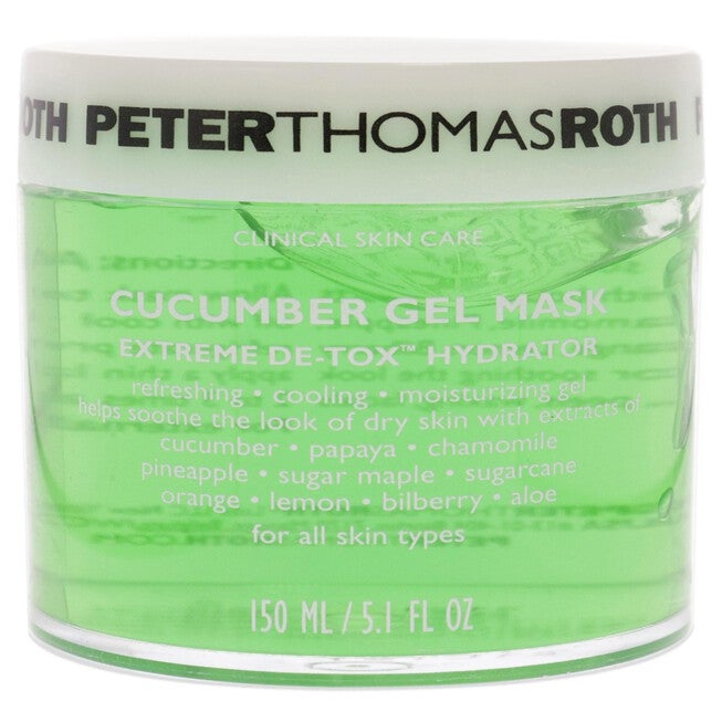 Cucumber Gel Mask Extreme Detoxifying Hydrator by Peter Thomas Roth for Unisex - 5.1 oz Mask, , alternate image number null
