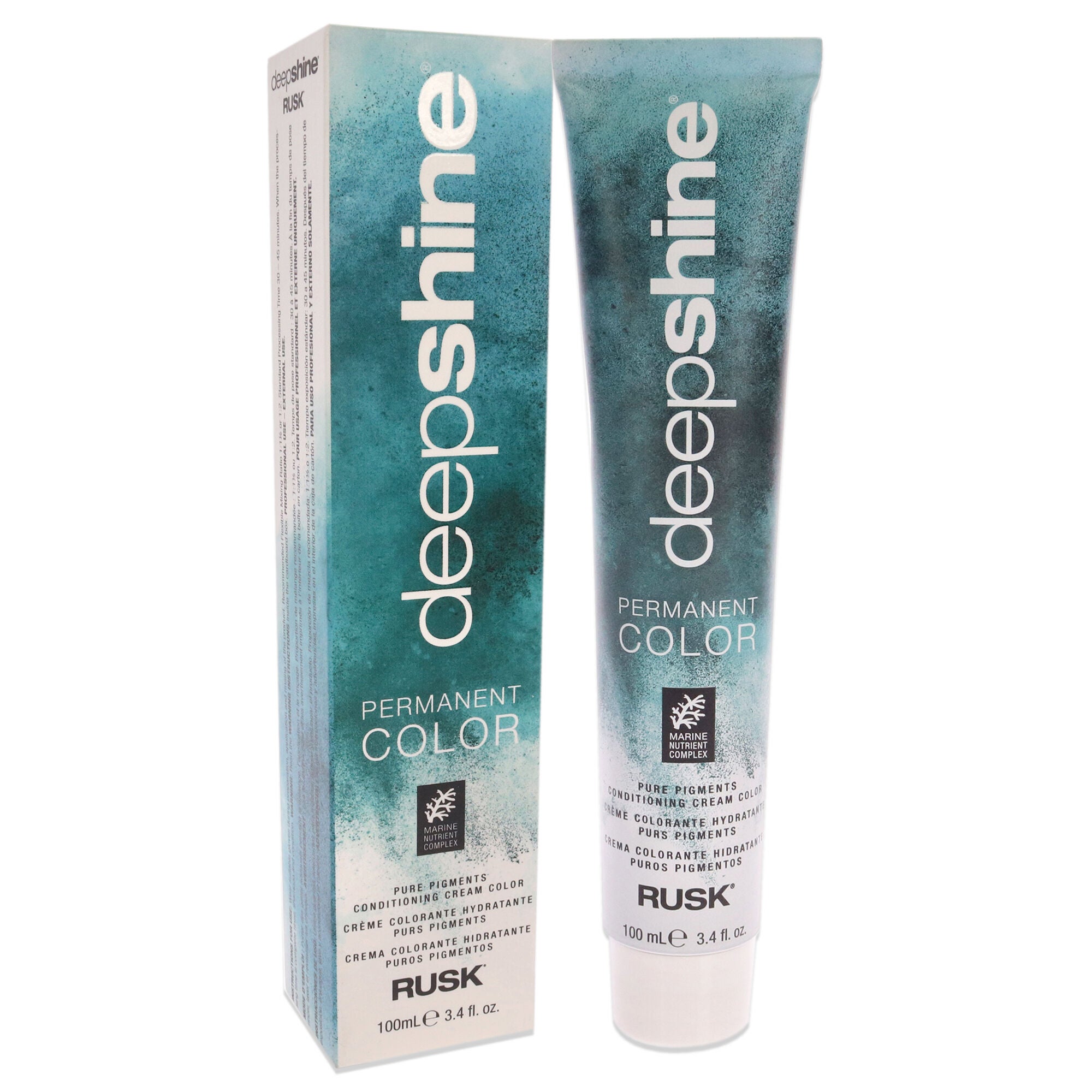 Deepshine Pure Pigments Conditioning Cream Color - 7.44CC Intense Copper Blonde by Rusk for Unisex - 3.4 oz Hair Color, See Description, alternate image number 2