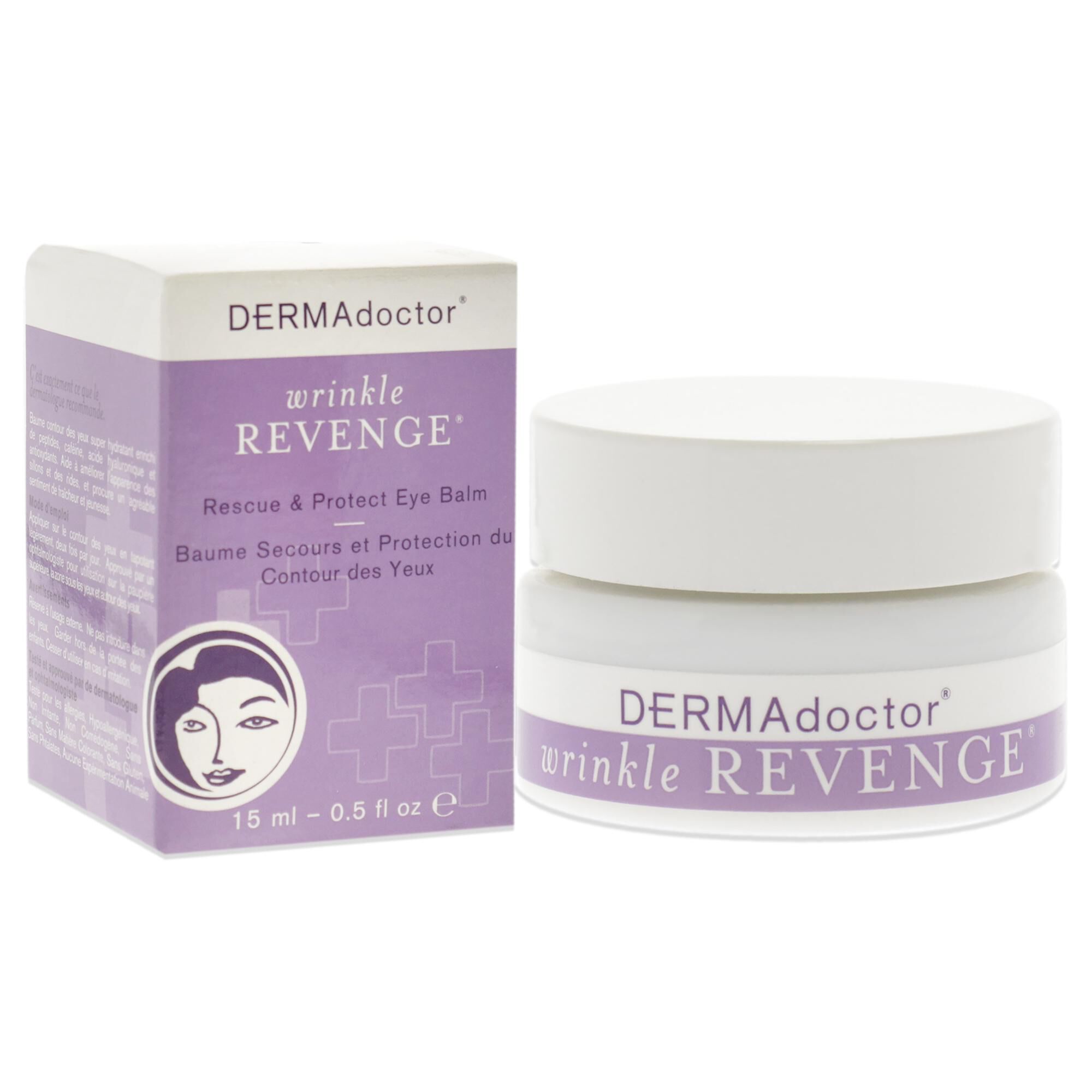 Wrinkle Revenge Rescue Protect Eye Balm by DERMAdoctor for Women - 0.5 oz Balm, , alternate image number 7