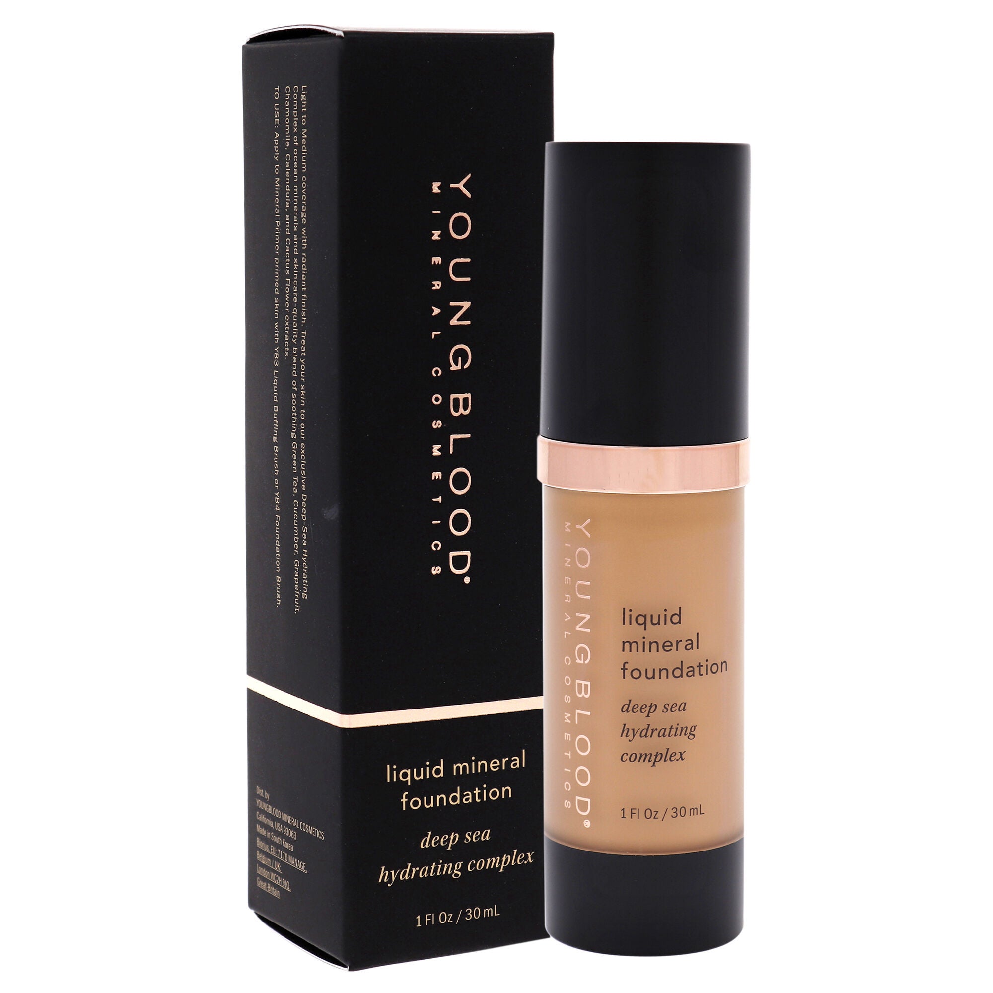 Liquid Mineral Foundation - Capri by Youngblood for Women - 1 oz Foundation, , alternate image number 6