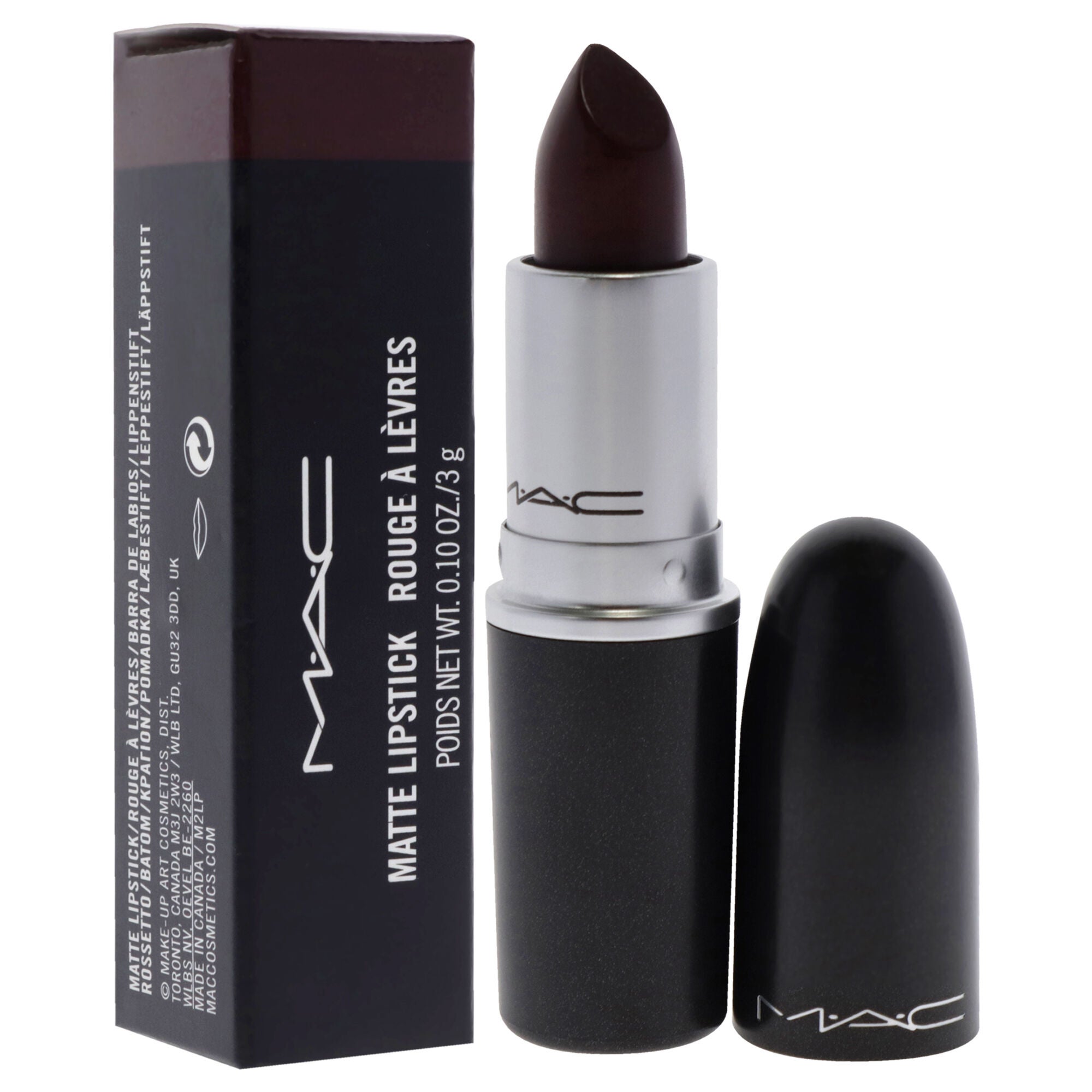 Matte Lipstick - 613 Sin by MAC for Women - 0.10 oz Lipstick, See Description, alternate image number 2
