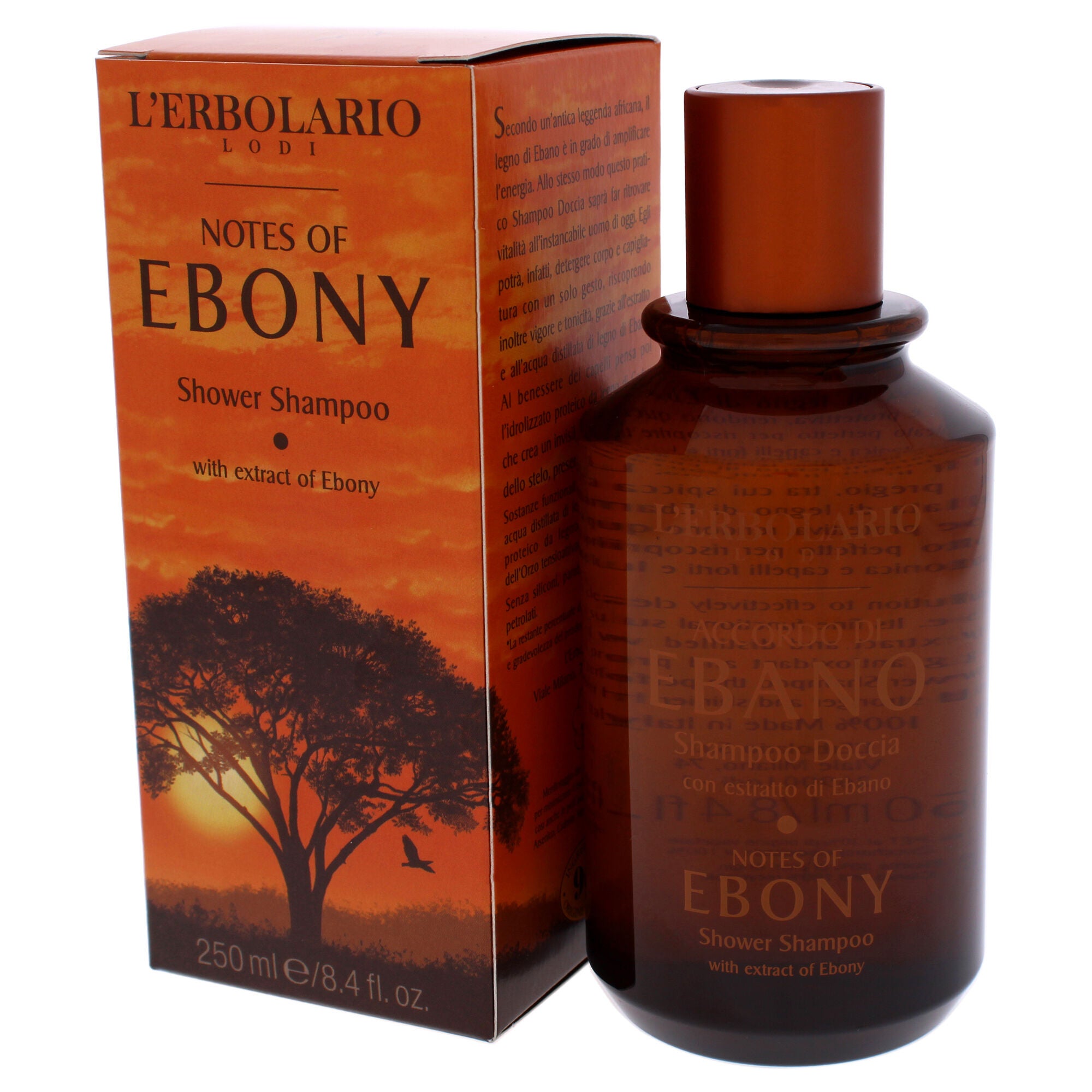 Notes of Ebony Shower Shampoo by LErbolario for Unisex - 8.4 oz Shampoo, , alternate image number 7