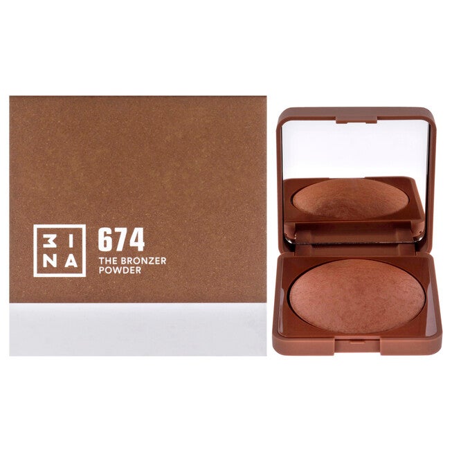 The Bronzer Powder - 674 by 3INA for Women - 0.25 oz Bronzer, NA, hi-res image number null