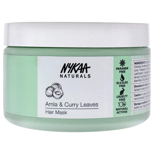 Hair Mask - Amla and Curry Leaves by Nykaa Naturals for Women - 6.76 oz Masque, See Description, hi-res image number 0