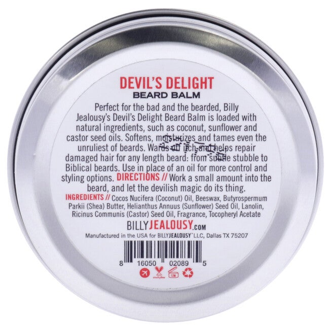 Devils Delight Beard Balm by Billy Jealousy for Men - 2 oz Balm, , alternate image number null