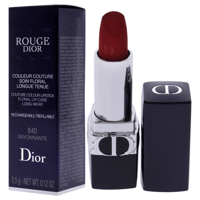 Rouge Dior Velvet Lipstick - 840 Rayonnante by Christian Dior for Women - 0.12 oz Lipstick, , alternate image number null