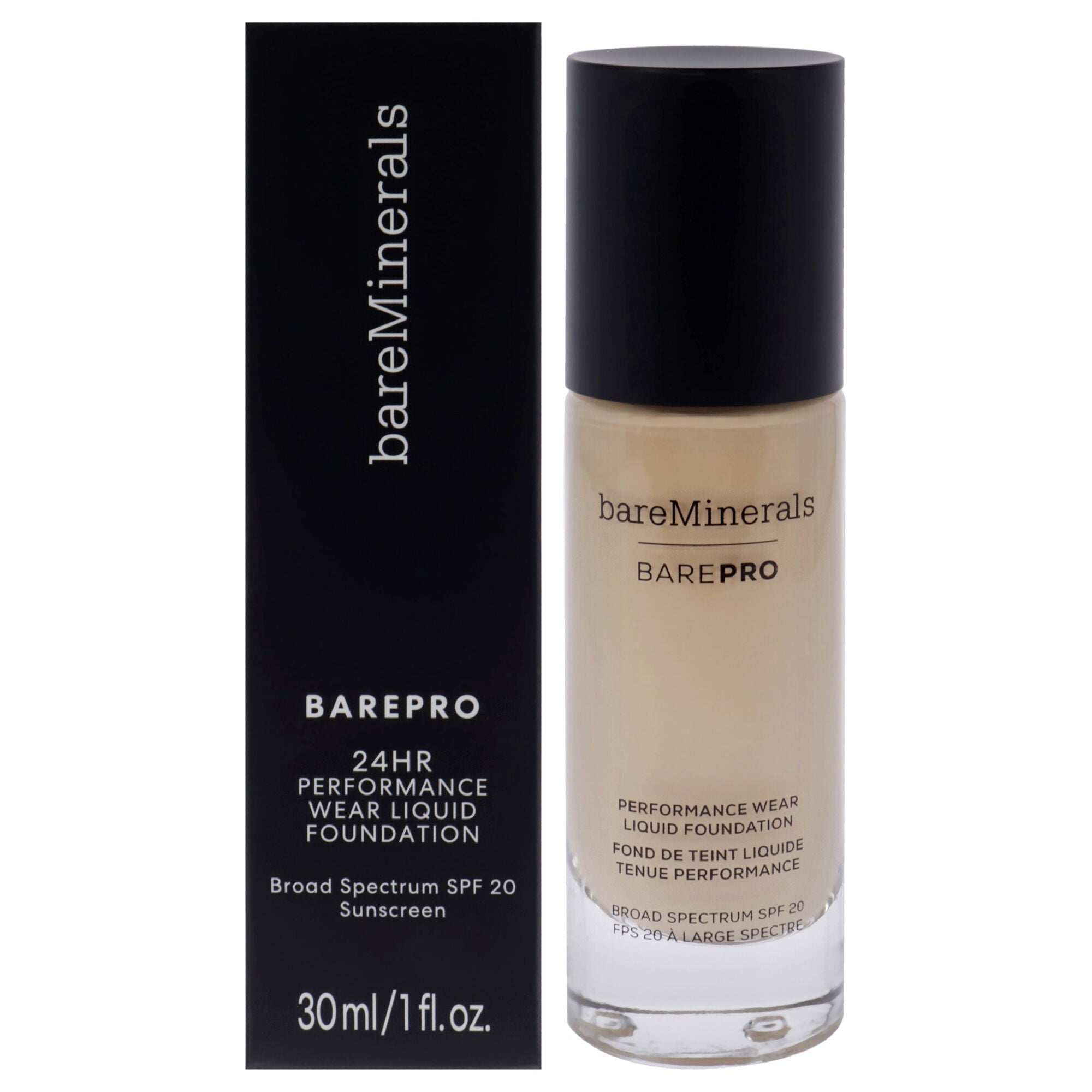 Barepro Performance Wear Liquid Foundation SPF 20 - 14 Silk by bareMinerals for Women - 1 oz Foundation, See Description, hi-res image number 0