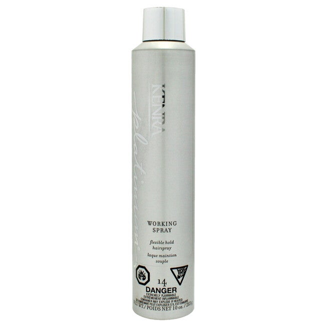 Platinum Working Spray # 14 Flexible Hold Hairspray by Kenra for Unisex - 10 oz Hairspray, See Description, hi-res image number 0