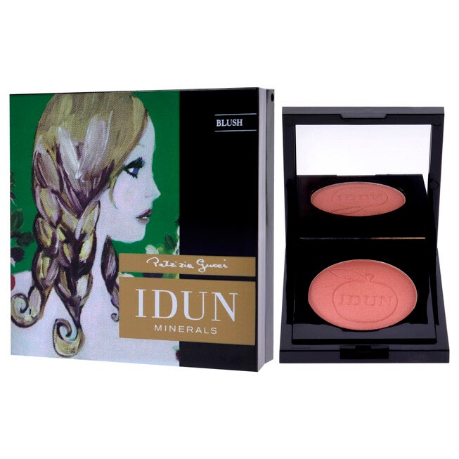Pressed Mineral Blush - 011 Smultron by Idun Minerals for Women - 0.18 oz Blush, , alternate image number null