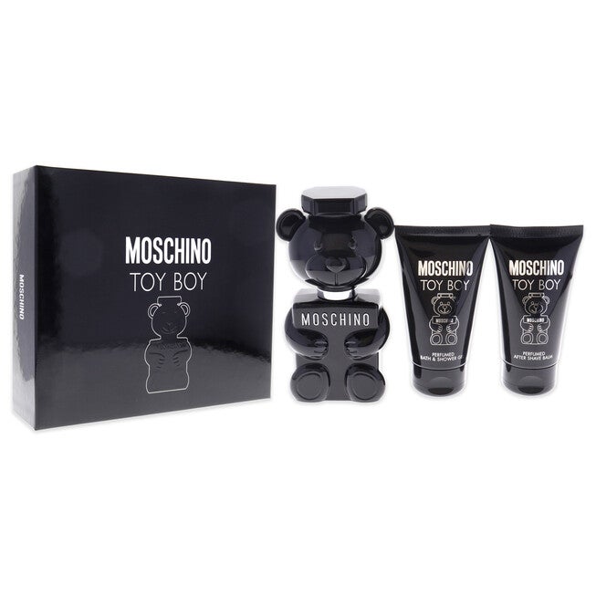 Moschino Toy Boy by Moschino for Men - 3 Pc Gift Set 1.7oz EDP Spray, 1.7oz Bath and Shower Gel, 1.7oz After Shave Balm, See Description, alternate image number 1