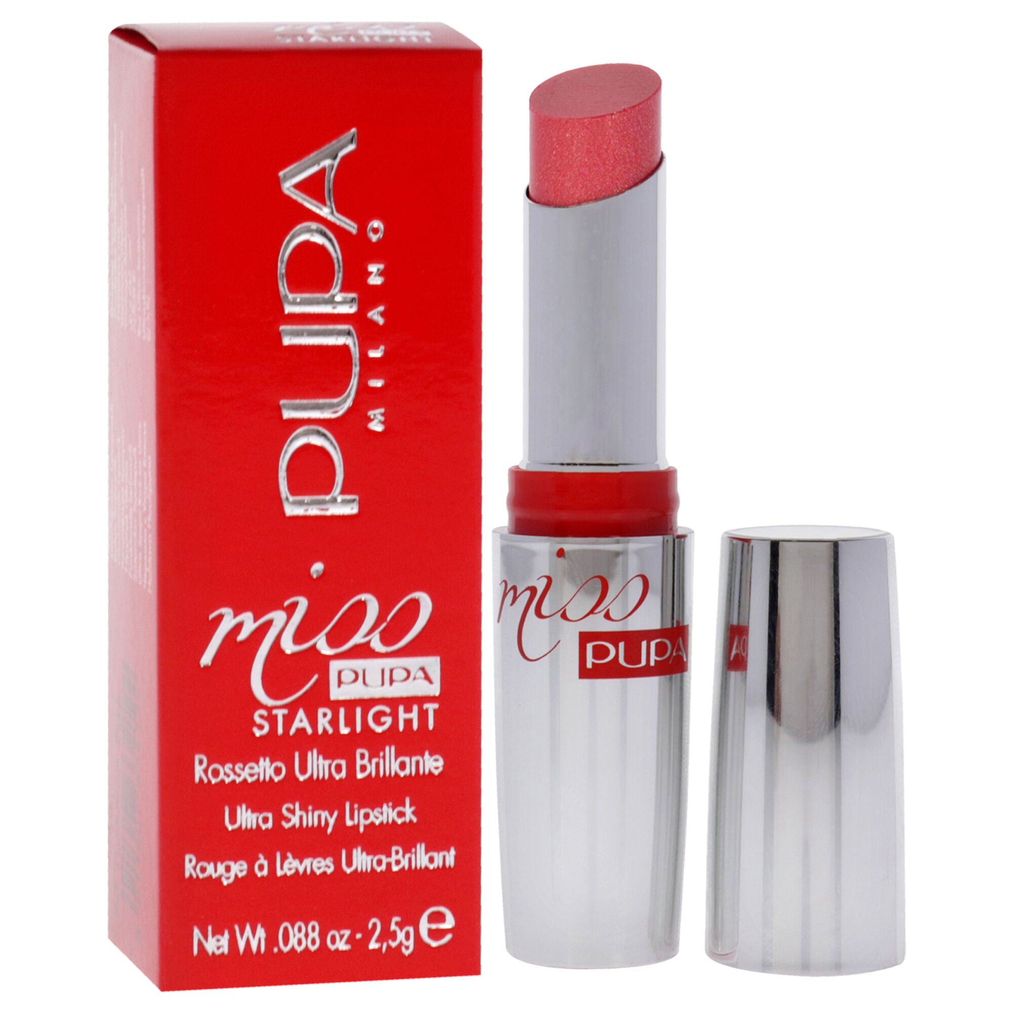 Miss Pupa Starlight Ultra-Shiny Lipstick - 705 Divine Diana by Pupa Milano for Women - 0.88 oz Lipstick, , alternate image number 6