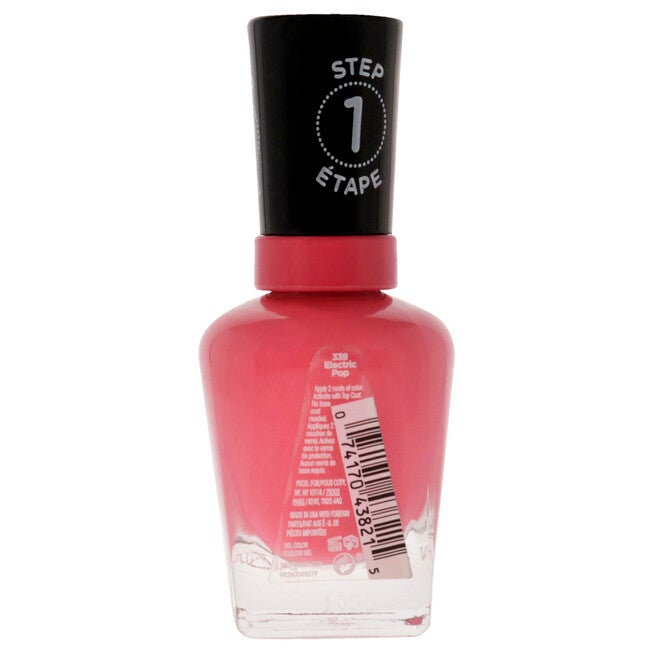 Miracle Gel - 339 Electric Pop by Sally Hansen for Women - 0.5 oz Nail Polish, NA, alternate image number null